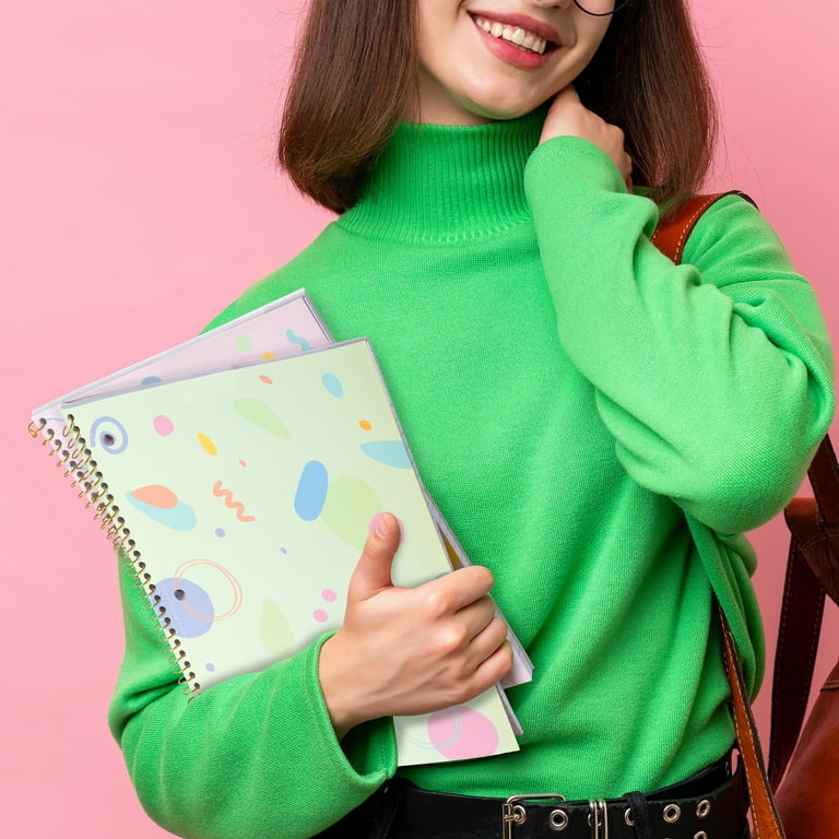 Deli 1-Subject Spiral Notebooks, 6-Pack, Wide Ruled, Pastel photo 2