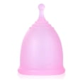 thumbnail image 4 of Reusable Menstrual Cup Set with Cleaning Brush and Protective Case, Medical Grade Silicone Period Care, 12-Hour Leak-Proof Protection,Pink,L, 4 of 7