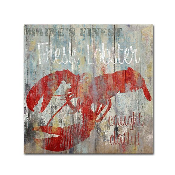 Trademark Fine Art "Restaurant Seafood III" Canvas Art by Color Bakery
