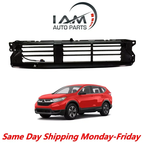 IAMAUTO 76167 Lower Grille Shutter Assembly Includes Actuator Compatible With 2017-2019 Honda CR-V CRV
