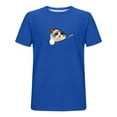 thumbnail image 5 of TaTaai T-Shirt Graphique pour Homme Cœur Imprimé Animal Manches Courtes Col Rond Décontracté Doux pour l'Été Quotidien Cadeau, 5 of 5