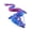 Laser Purple, variant on 3D Printed Dragon with Eyes, 3d printed dragon large, Bendable and Flexible Big Home Office Decor