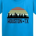 thumbnail image 4 of Inktastic Houston Texas Skyline Retro Youth T-Shirt, 4 of 5