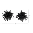 thumbnail image 3 of Nearly Natural Halloween Artificial Boston Ferns - 40" - Black - Set of 2, 3 of 4