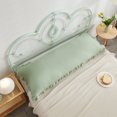 thumbnail image 4 of Move Over Sage Green Ruffle Body Pillow Sham 20x54 inches Ruffled Fringe Pattern Body Pillowcase 100% Washed Microfiber, 4 of 8