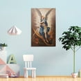 thumbnail image 4 of Saint Michael The Archangel Destroy Devil Posters Wall Art Painting Canvas Gift Living Room Prints Bedroom Decor Poster Artworks 24x36inch(60x90cm), 4 of 6