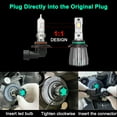 thumbnail image 4 of FAXCARS 9005/HB3 LED Headlight Bulbs High Beam 9005XS/HB3A 6000K Cool White 10000LM 500% Brighter Replacement Halogen Waterproof 50000 Hours Lifespan Plug and Play, 4 of 4