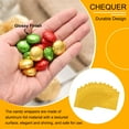 thumbnail image 3 of 300pcs Foil Candy Wrappers, 4 x 4 Inch Chocolate Bar Wrappers, Aluminum Foil Paper (Gold, Glossy Finish), 3 of 6