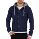 thumbnail image 3 of WILLBEST Sudaderas De Hombre para Hombre, Moda De Otoño e Invierno, Informal, De Color Sólido, A Prueba De Viento, Deportivas, De Manga Larga Mediana​​, 3 of 4