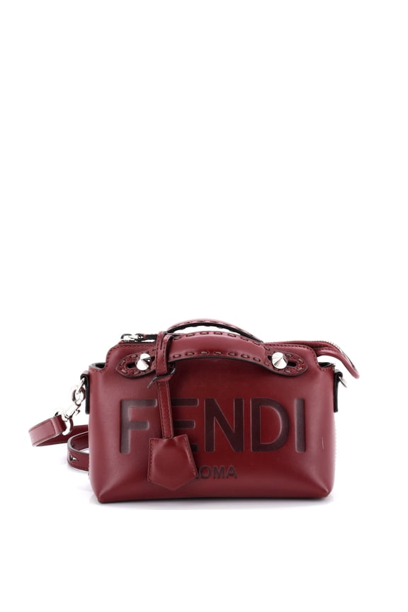 Pre-Owned Logo By The Way Satchel Embossed Leather Mini By Rebag