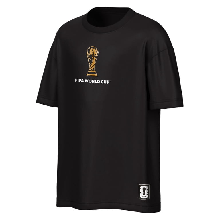 Men's Outerstuff Black 2026 FIFA World Cup Trophy Oversized T