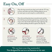 Sporn Ultimate Control Dog Harness, No Pull Adjustable Nylon Walking Harness for Small Dogs, Red, (14-24 Girth Size)