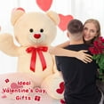 thumbnail image 7 of MaoGoLan 4ft Big Teddy Bear with Love Footprints 47"Giant Bear Plush Toys, 7 of 7