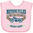 thumbnail image 3 of Inktastic Motorcycles Are for Life Biker Boys or Girls Baby Bib, 3 of 4