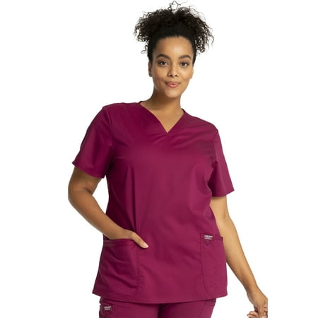 

Cherokee Workwear Revolution Women s Scrubs Top V-Neck WW620