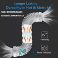 thumbnail image 3 of 4 Inch 8 Feet Non-Insulated Air Aluminum Foil Ducting Dryer Vent Hose For Hvac, 3 of 6