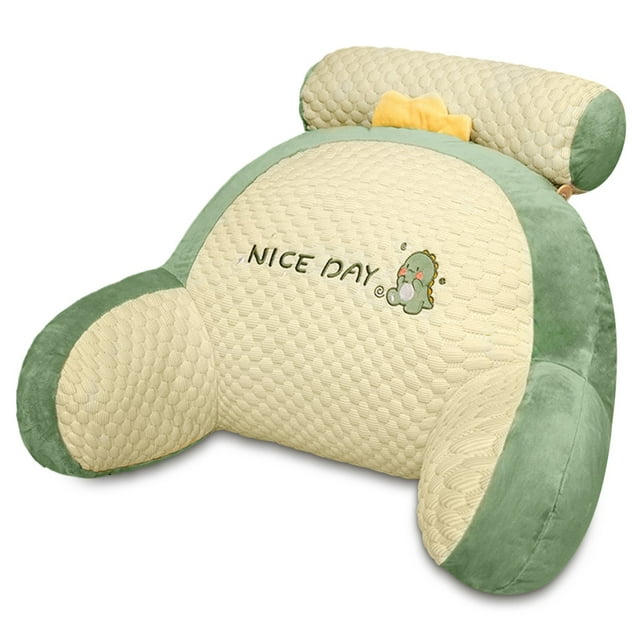 Aoresac Reading Pillow with with Armrests/Large Adult Backrest with Arms/Back