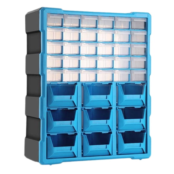 CarpNettore 39 Drawers Hardware Storage Box Cabinet Tool Box Sturdy Parts Hardware Organizer