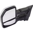 thumbnail image 3 of MIRROR Compatible For 2015-2018 Ford F-150 Left Driver Towing Heated Power Glass Folding In-housing Signal Light With memory Chrome, 3 of 5
