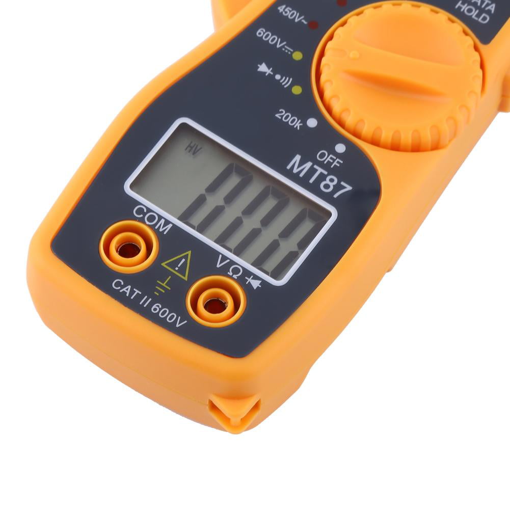 MeterTo Mini Digital Multimeter AC/DC Voltmeter DC Ammeter Ohmmeter w/Battery Tester