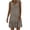 Khaki, variant on Sleeveless V-Neck Floral Print Midi Dress - Casual Summer Dresses for Women 2025 with Lightweight Breathable Fabric Blue L