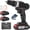 Upgraded Version-2, variant on Cordless Drill 21V-2-Speed Lithium-Ion Rechargeable Hand Drill, Lightweight Pistol Grip Design for Home DIY, Electric Screwdriver with Dual Speed Control