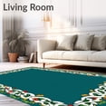 thumbnail image 2 of ODIKA 6x9 Machine Washable Non-Slip Area Rug, Merry Twist Hearth Adornment High Traffic Rug, White, 613251, 2 of 7
