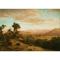thumbnail image 3 of Albert Bierstadt 24x18 Black Modern Framed Museum Art Print Titled - Wind River Country, 3 of 5