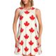 thumbnail image 1 of Disketp Happy Canada Day para Vestido sin Mangas para Mujeres, Vestidos de Verano para Mujeres, Casual y Holgado para la Playa, 1 of 7
