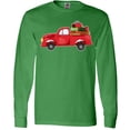 thumbnail image 3 of Inktastic Christmas Red Vintage Truck with Presents Long Sleeve T-Shirt, 3 of 5