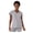 Gray, variant on ave. Monroe Women's Two Pocket V-Neck Tunic Scrub Top in Wine, L