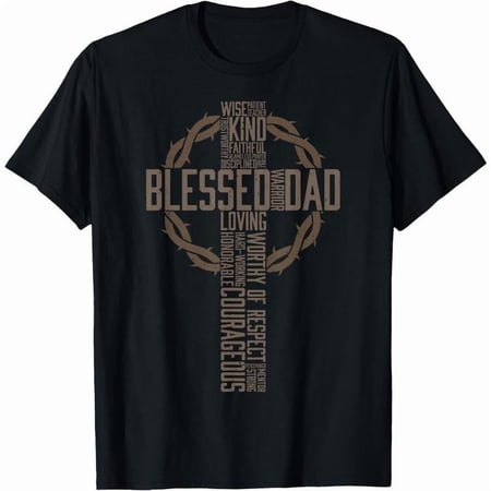Blessed Dad 100% Cotton Christian T-Shirt Review — Perfect Father’s Day Gift for Dad & Husband