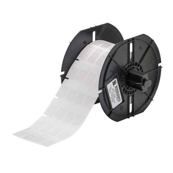 Brady Label Roll, Translucent/White, Labels/Roll: 2500 B33-113-427