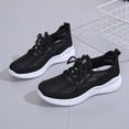 thumbnail image 5 of AUDeals Women's Y2K Chunky Sneakers, Mesh Athletic Shoes with Orthopedic Comfort for Gym and Walking (Black, 6.5), 5 of 9