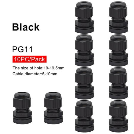 

RANMEI 10pc waterproof cable seal set plastic connectorIP68cable secure nylon connector
