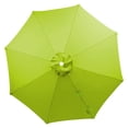 thumbnail image 1 of LOVIVER Patio Umbrella Canopy High Density Outdoor Table Umbrella for Pool Deck Yard Green 270cm, 1 of 8