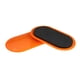 thumbnail image 1 of 2 piezas de deslizadores de ejercicios abdominales, discos deslizantes ligeros y portátiles para principiantes, almohadillas de equilibrio para pies, Naranja, 1 of 7