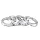 thumbnail image 1 of DCVAMOUS Anillos centrados de buje de aleación de aluminio 74.1 a 64.1, juego de 4 – Bujes de espiga de rendimiento para bujes de vehículos de 64,1 mm y orificio central de rueda de 74,1 mm, compatibl, 1 of 5