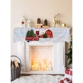 thumbnail image 2 of Merry Christmas Mantel Scarf Fireplace Decorations for Living Room, Farmhouse Xmas Tree Truck Winter Holiday Fireplace Mantel Scarf Cover Runner for Halloween/Thanksgiving/Christmas Decor 90"x17", 2 of 6