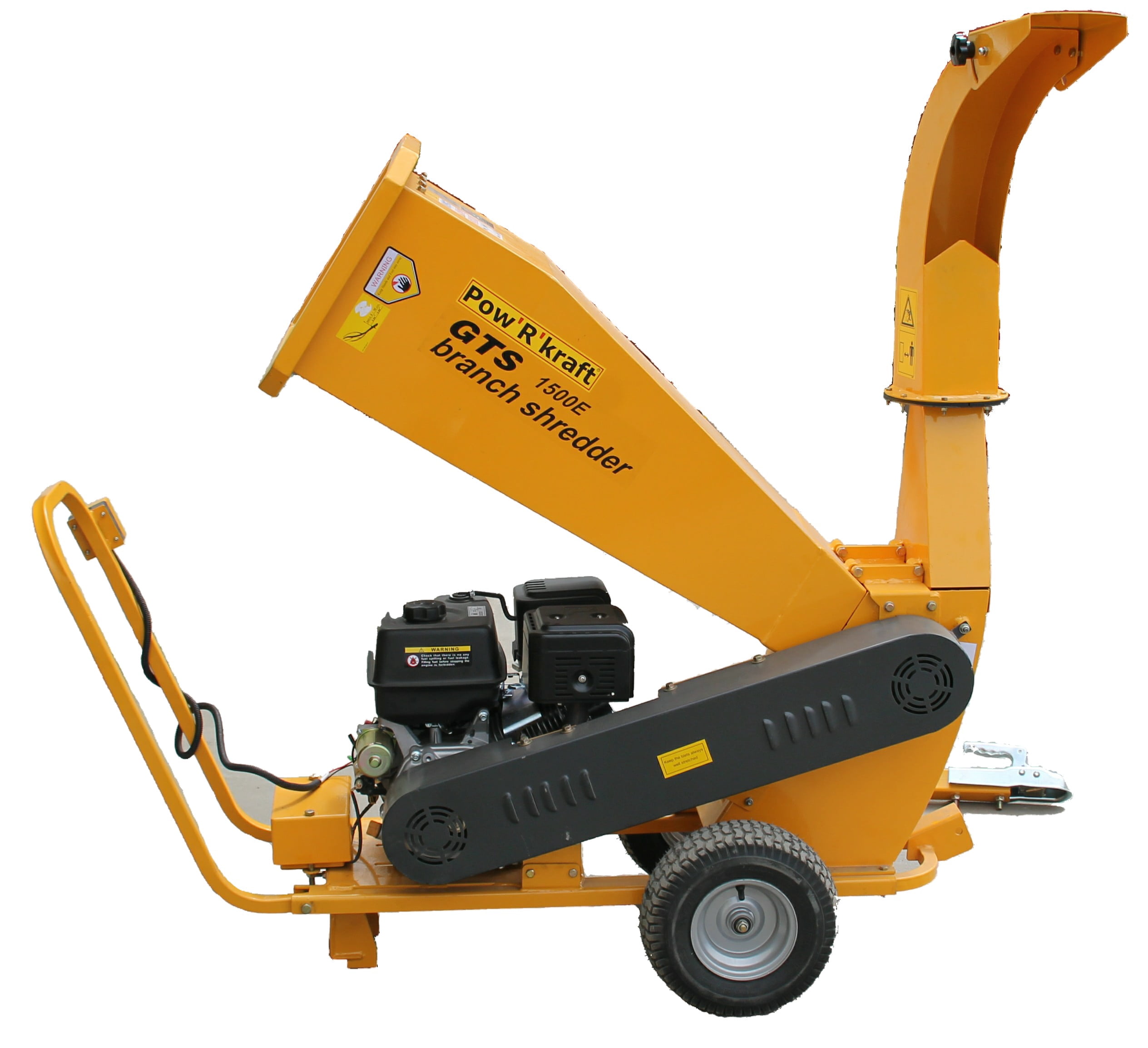 GTS1500E 15 HP Towable 4" Wood Chipper/Electric Start