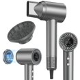 thumbnail image 1 of Secador de pelo Alpstea 150000 RPM, motor sin escobillas, 500 M, iones negativos, 1 of 8