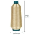 thumbnail image 4 of Yeacher Gold/ Silver Metallic Embroidery Thread Floss-Cross Stitch Thread for Embroidery and Decorative Sewing, 4 of 8