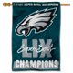 thumbnail image 3 of Banner vertical WinCraft Philadelphia Eagles, 2 veces Super Bowl, 3 of 3