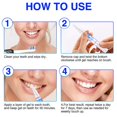 thumbnail image 4 of Lápiz blanqueador de dientes (2 unidades), más de 20 usos, eficaz, indoloro, sin sensibilidad, fácil de usar, fácil de usar, hermosa sonrisa blanca, sabor a menta natural Afortunado Sencillez, 4 of 5