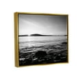 thumbnail image 3 of Stupell Industries Frenchman Bay Nautical Seascape Photograph Metallic Gold Floating Framed Canvas Print Wall Art, Design by Laura Marshall, 3 of 6