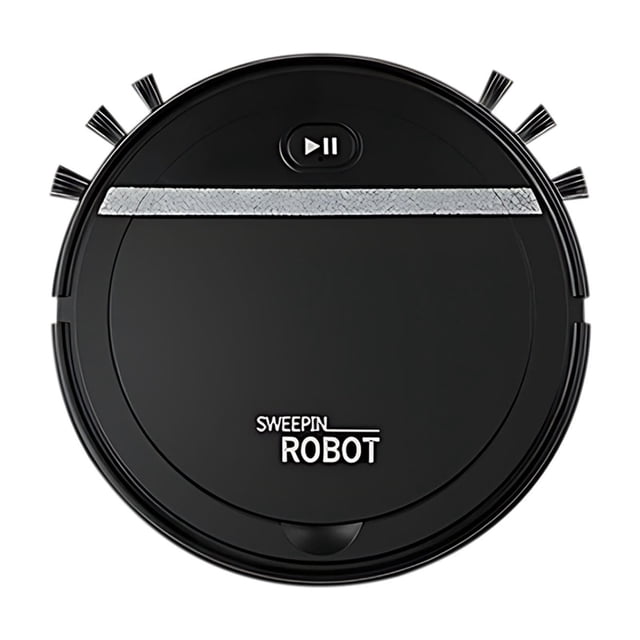 Mini robot aspirador | Máquina trapeadora de barrido multifuncional | Batería de 1200 mAh | Bajo nivel de ruido | Operación con un solo toque | Diseño compacto de 22 cm | Limpieza de pisos para el