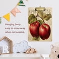 thumbnail image 6 of Coolnut Acrylic Clipboards with Low Profile Clip, A4 Standard Size 9" x 12.5" File Holder for Writing Drawing, Clip Boards for Doctors Offices, Vintage Apples Gifts, 6 of 7