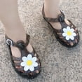 thumbnail image 4 of THJRPQJFD Baby Jelly Flats with Floral Kids Dance Shoes Toddler Party Mary Jane Cosplay Shoes Princess Sandals for Little Girls Shoes, 4 of 5