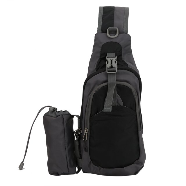 Bolso de pecho impermeable de nailon para exteriores, bolso de hombro deportivo de viaje para montañismo, transpirable