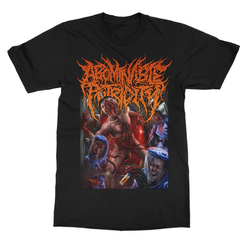 Tops para hombre y mujer, novedad de verano, camiseta Abominable Putridity, moda Multi-Harajuku Y2K, Top de algodón estampado, camisa de talla grande